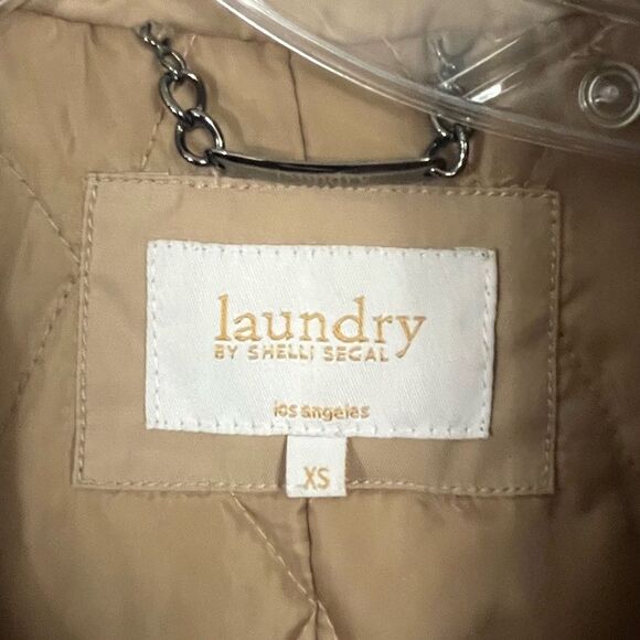 Laundry by Shelli Segal Tan & Black Utility Jacket Size XS Gorpcore Fall Casual - Picture 6 of 7